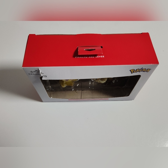 Pokemon Pikachu and Eevee Christmas Tree Hallmark Ornaments (set of 2) - Picture 4 of 9